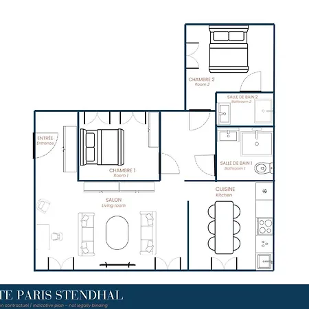 Apartman Stendhal By Hilo Collection - 6people - 70m2